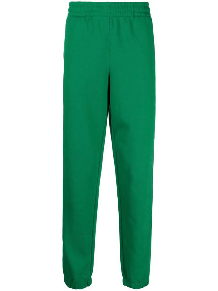 Lacoste logo-appliqué cotton blend track pants - Green Cover