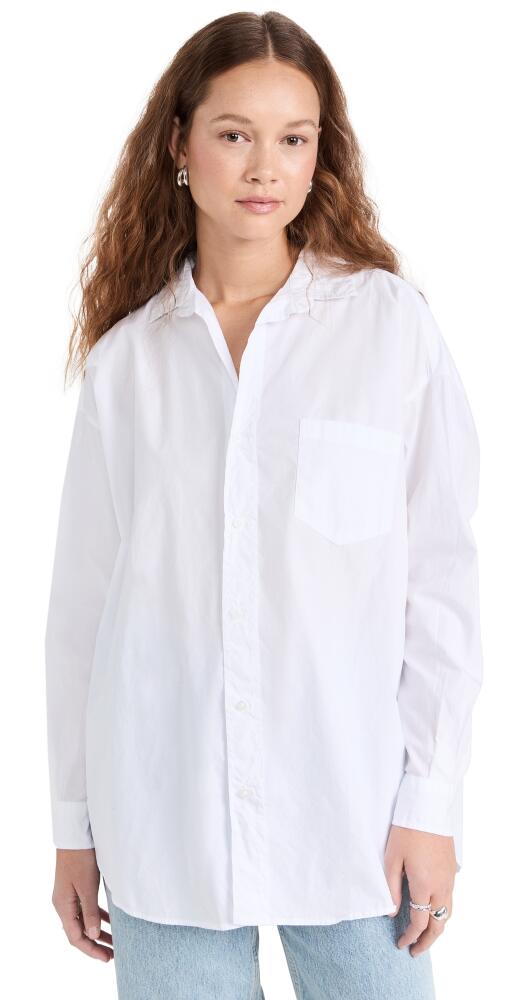 Frank & Eileen Shirley Oversized Button-Up Shirt White Cover