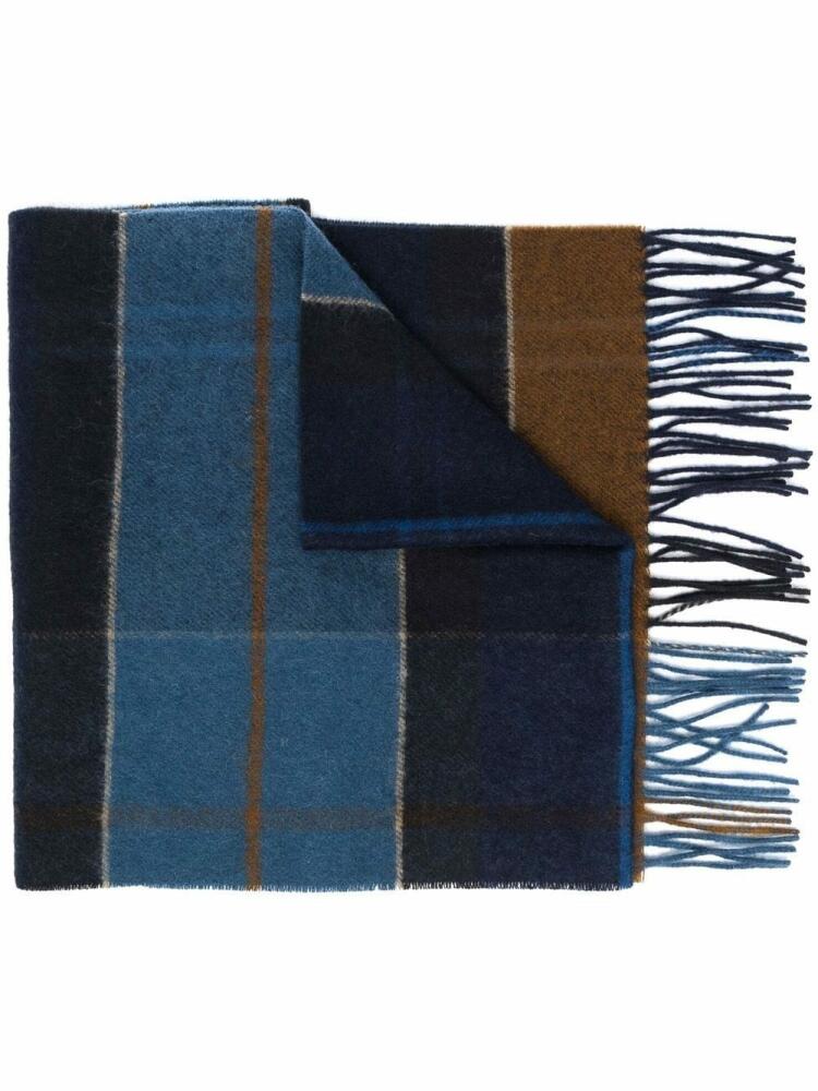 Barbour Inverness tartan scarf - Blue Cover