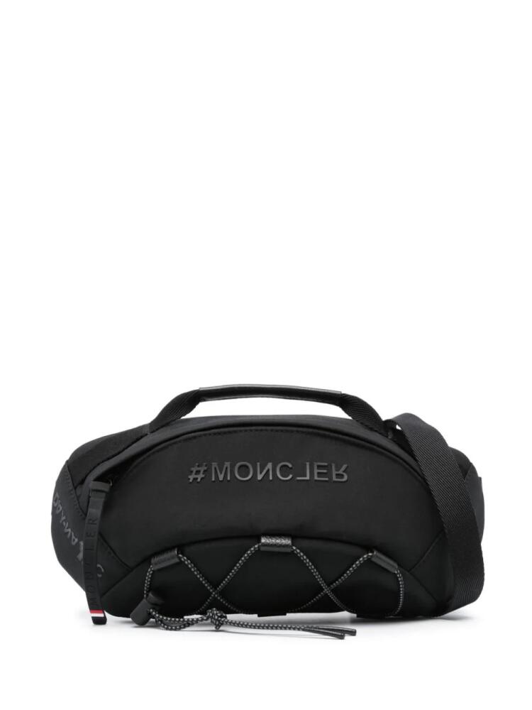 Moncler Grenoble raised logo belt bag - Black Cover