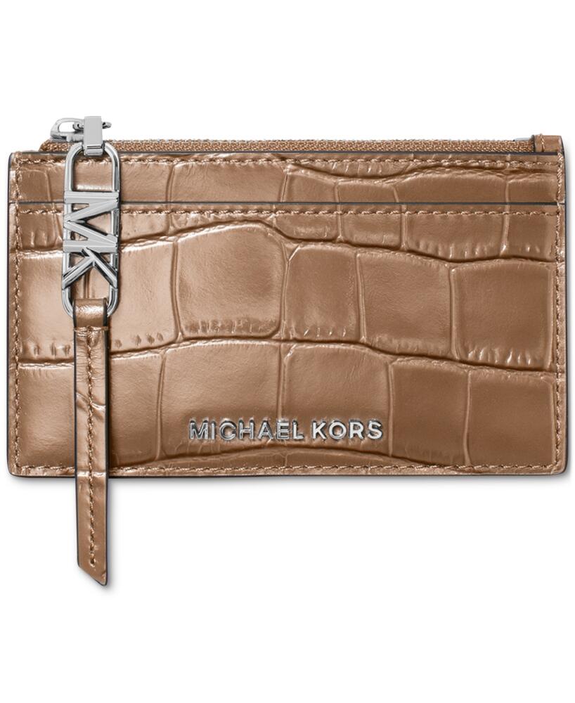 Michael Michael Kors Empire Small Zip Card Case - Driftwood Cover