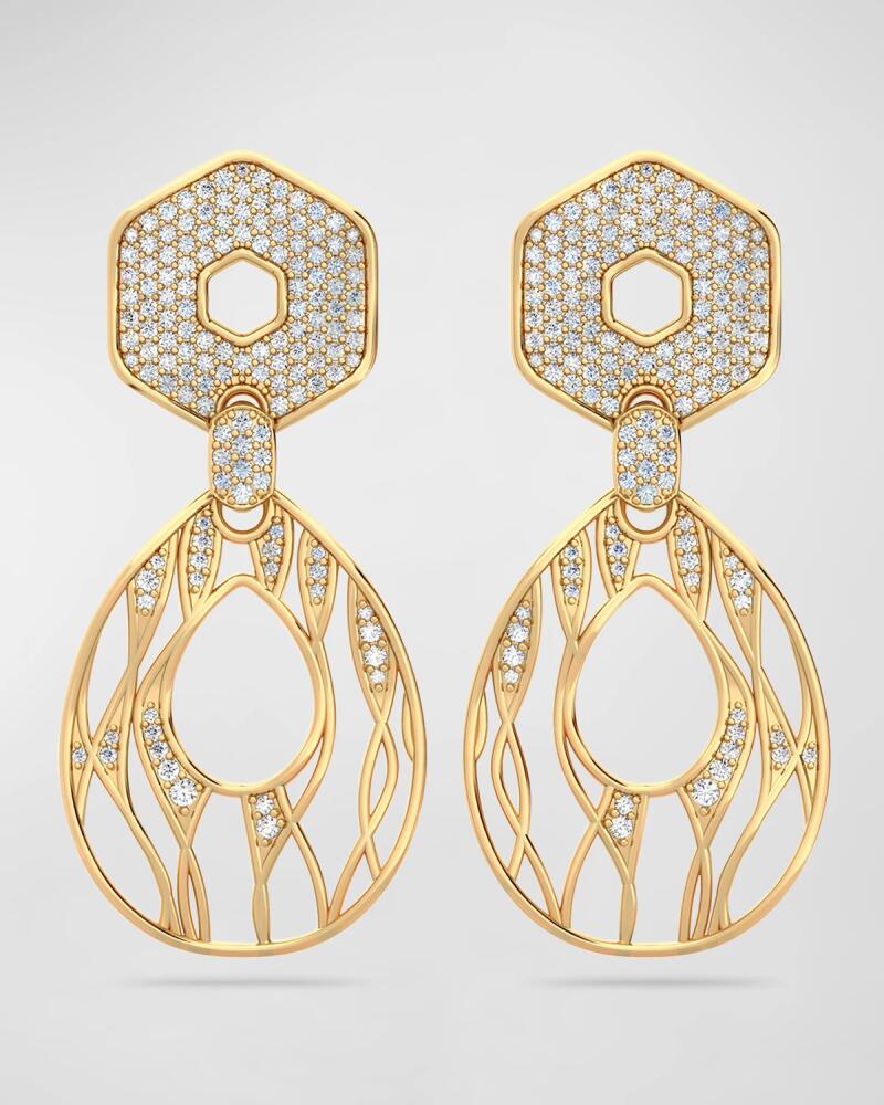 Jamie Turner Eclipse Diamond Drop Earrings Cover