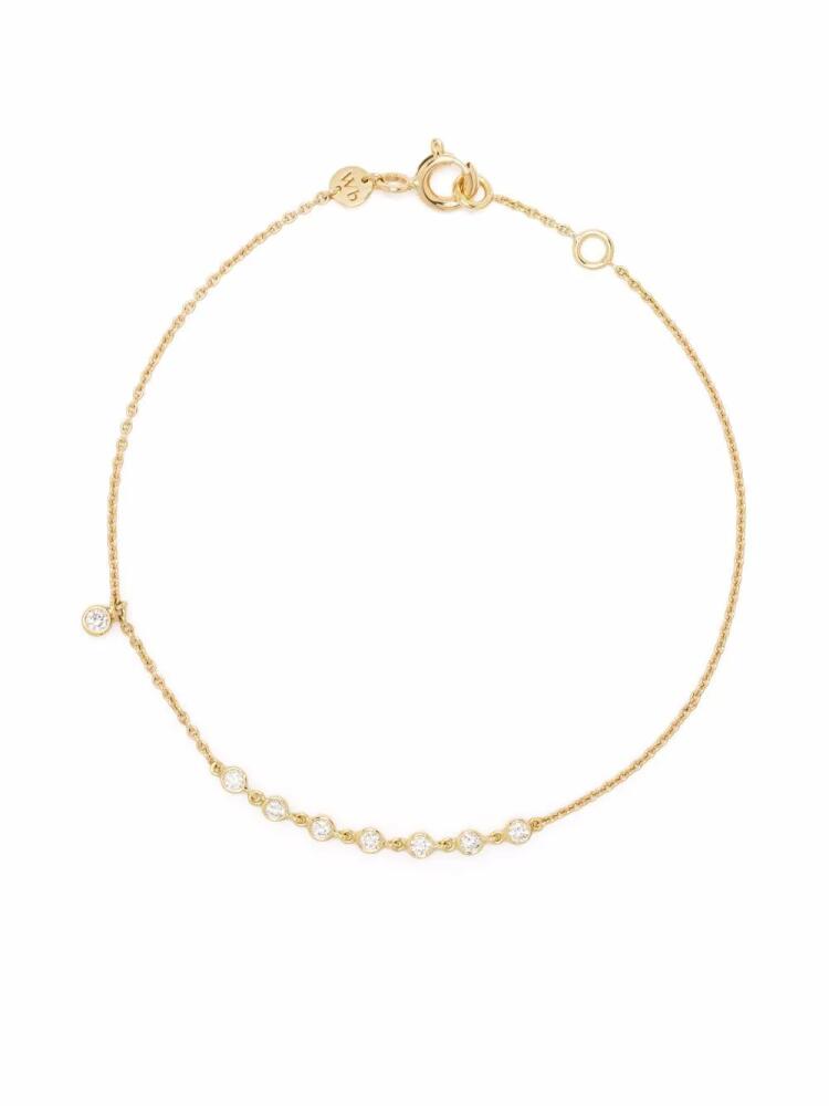 We by WHITEbIRD 18kt yellow gold Clarisse Rich diamond bracelet Cover