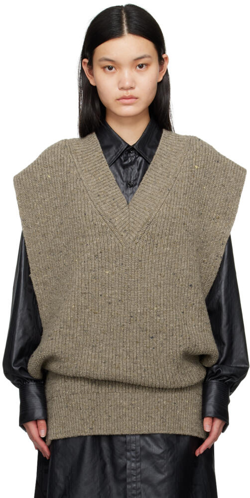 Maison Margiela Brown Tabard Vest Cover