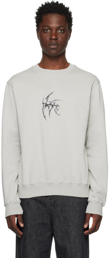 Han Kjobenhavn Gray Artwork Sweatshirt Cover