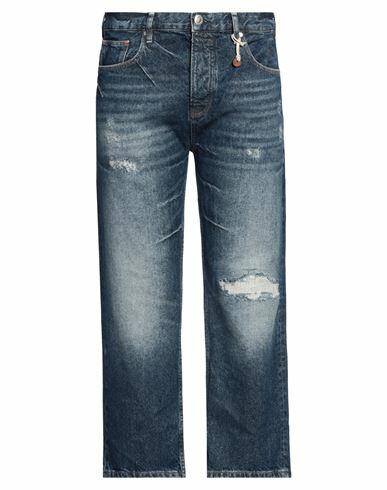 Scotch & Soda Man Jeans Blue Cotton Cover