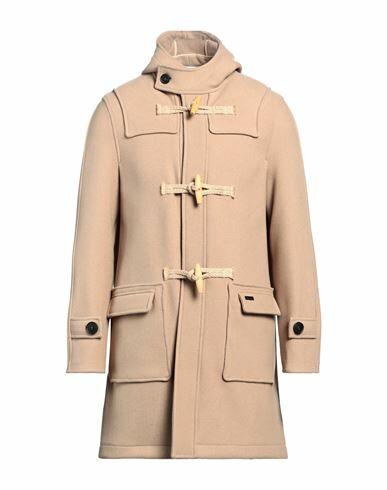 Bark Man Coat Camel Wool, Polyester, Polyamide Cover