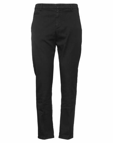 Dondup Man Pants Black Cotton, Elastane Cover