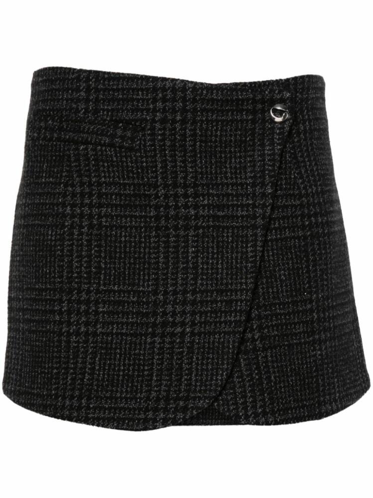 Coperni Prince of Wales mini skirt - Black Cover