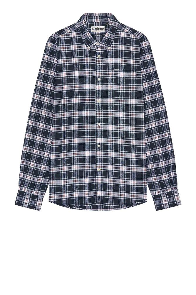 Barbour Langton Tailored Shirt in Blue Cover