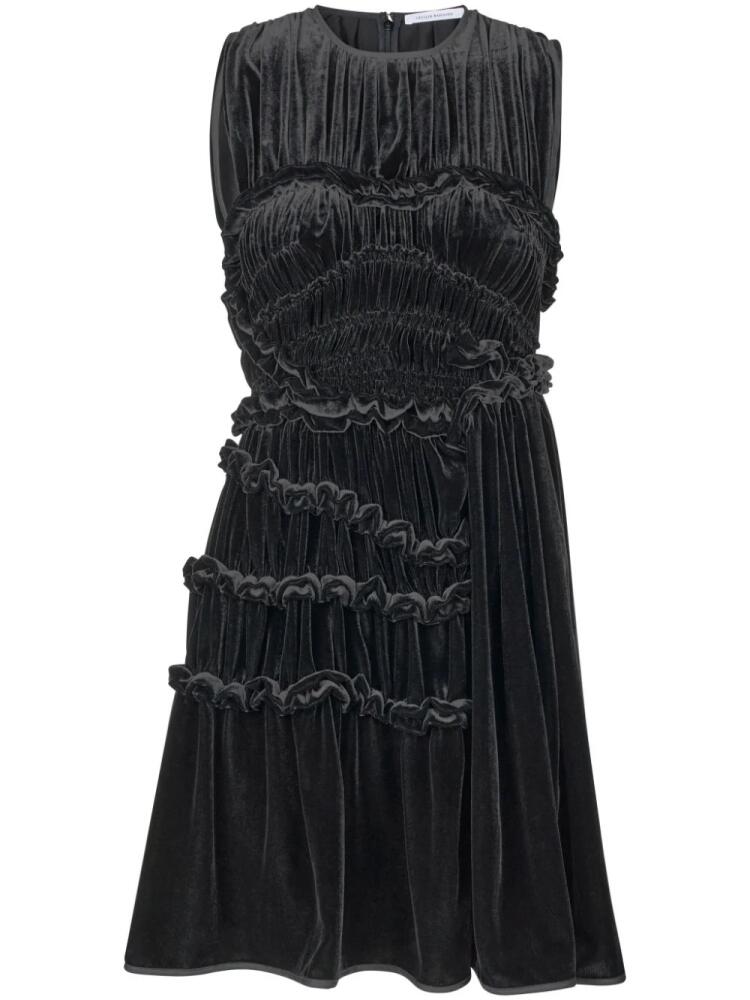 Cecilie Bahnsen Uki pleated midi dress - Black Cover