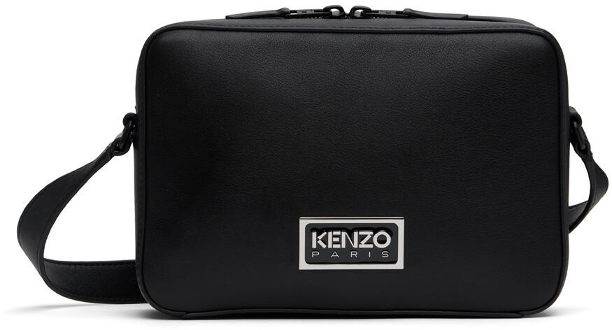 Kenzo Black Kenzo Paris 'KENZOGRAPHY' Leather Bag Cover