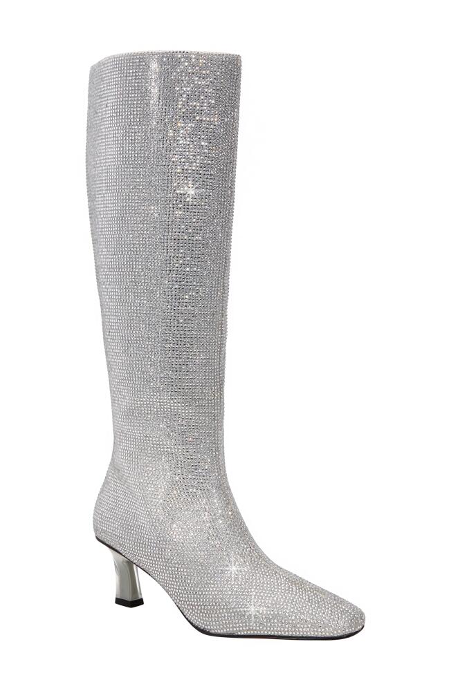 Katy Perry The Zaharrah Knee High Boot in Silver Multi Cover