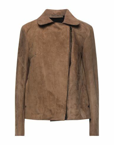 Salvatore Santoro Woman Jacket Camel Ovine leather Cover