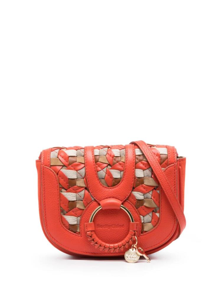 See by Chloé mini Hana leather crossbody bag - Orange Cover