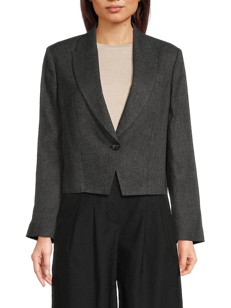 Brunello Cucinelli Women's Short Length Blazer - Dark Grey Cover