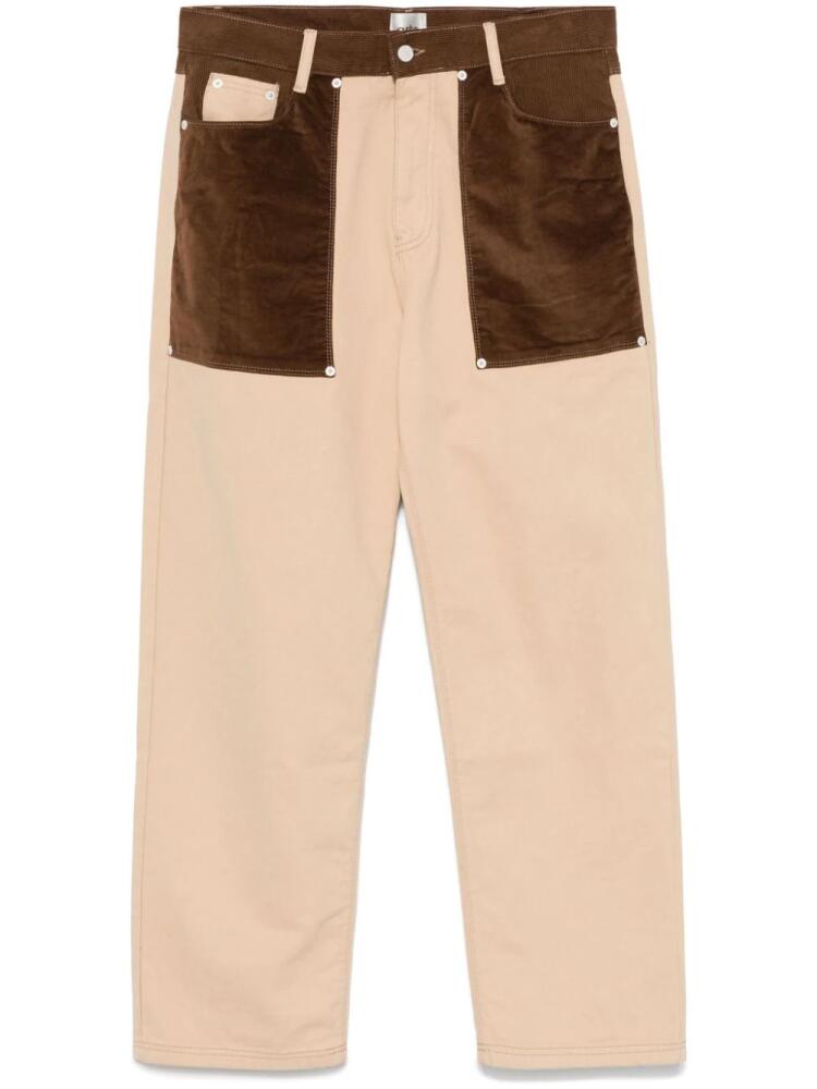 ARTE panelled trousers - Neutrals Cover