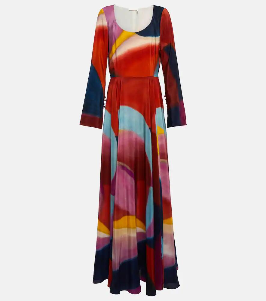 Chloé Printed silk maxi dress Cover