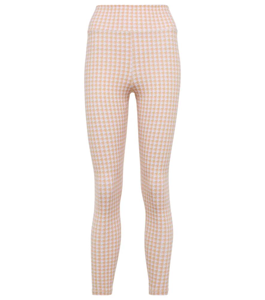 The Upside Dance houndstooth high-rise leggings Cover