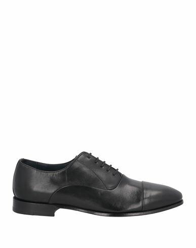 Calpierre Man Lace-up shoes Black Leather Cover