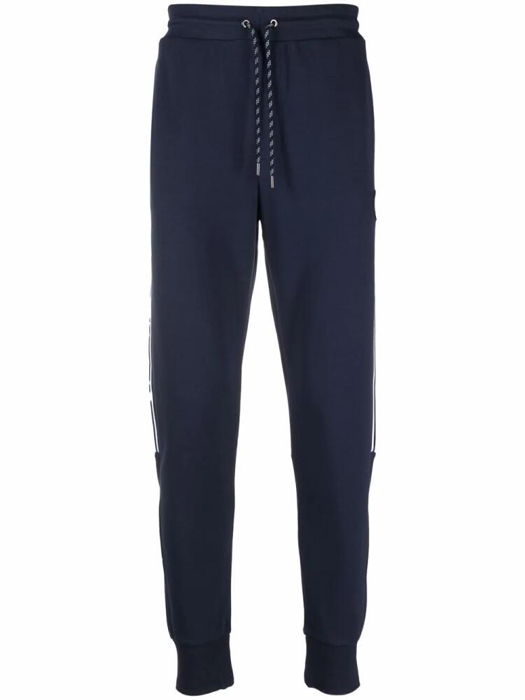 Michael Kors logo-tape cotton-blend track pants - Blue Cover