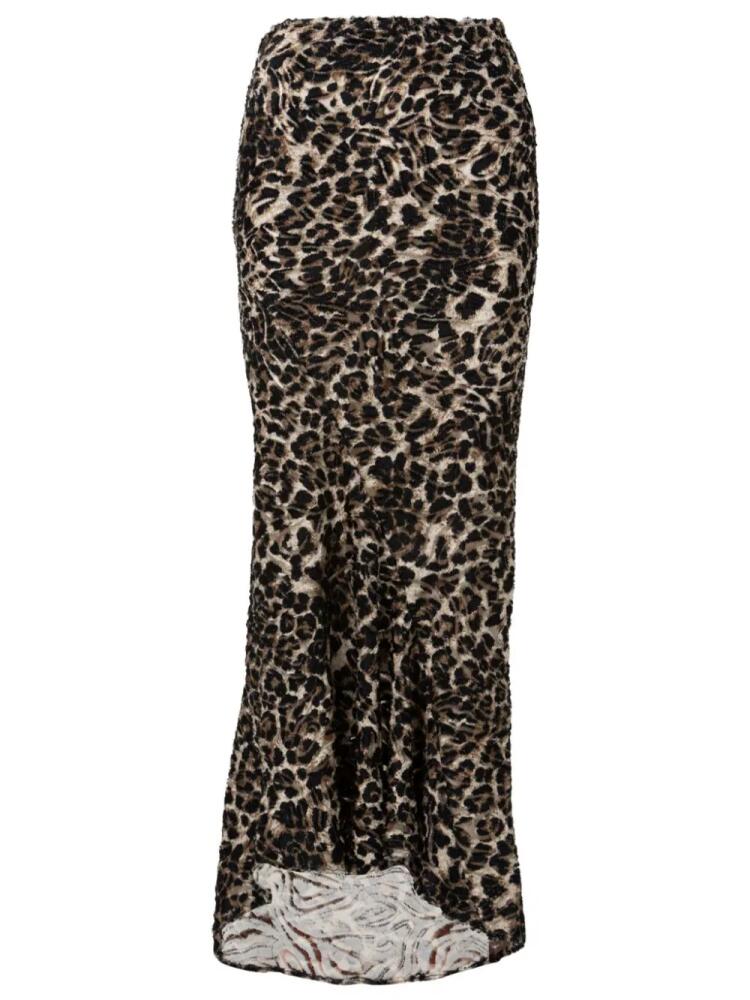 JBQ cheetah-print maxi skirt - Brown Cover