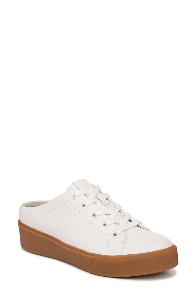 Naturalizer Morrison Mule Sneaker in Warm White Leather Cover