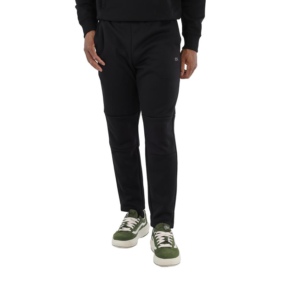 Calvin Klein Mens Splatter Logo Sweatpants in Black Cover