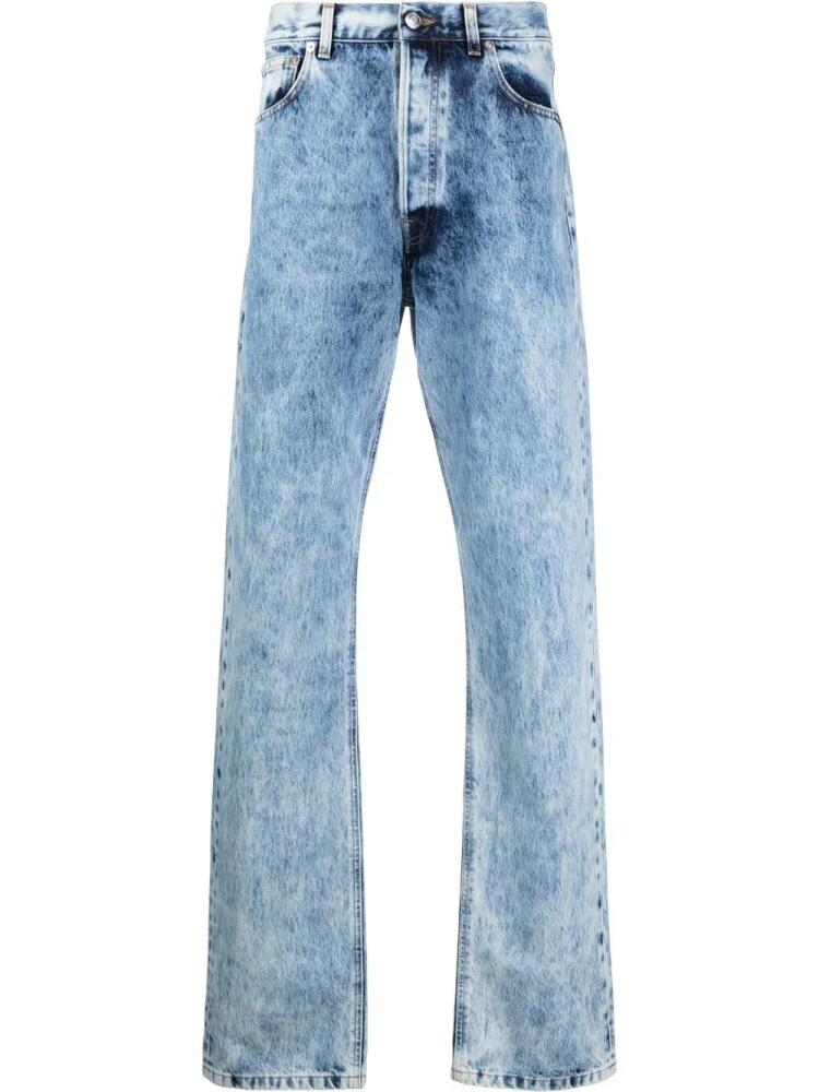 VTMNTS acid-wash denim jeans - Blue Cover