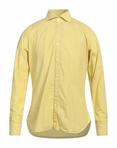 Dandylife By Barba Man Shirt Yellow Size 15 ¾ Cotton Cover