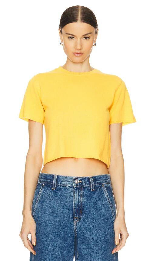 SABLYN Charleston Top in Yellow Cover