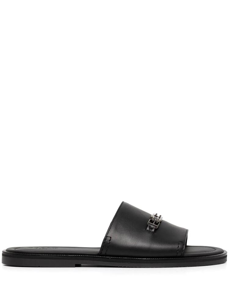 Bally Jacob leather slides - Black Cover