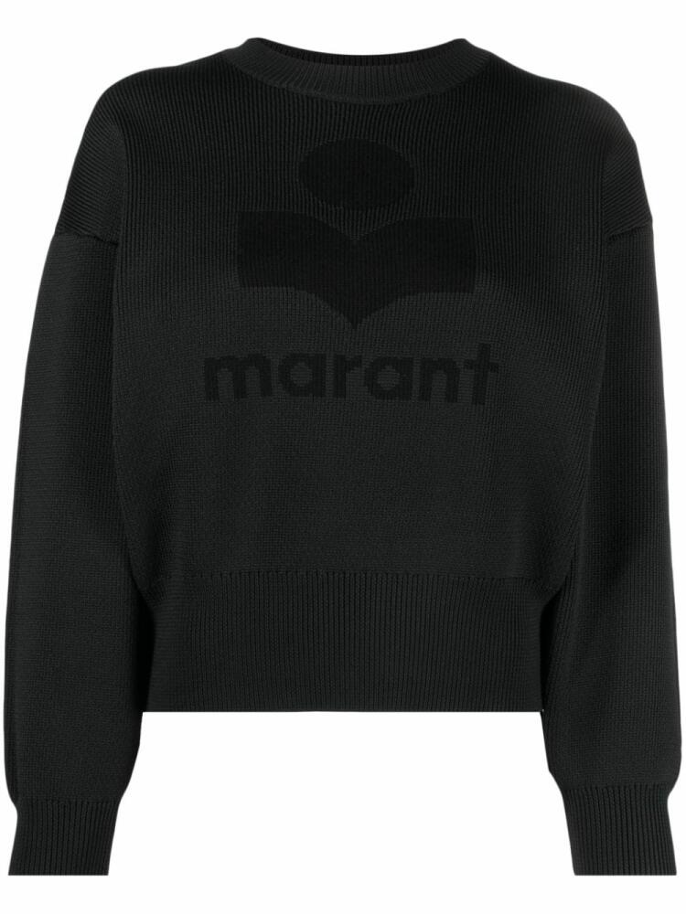 MARANT ÉTOILE crew-neck ribbed jumper - Black Cover