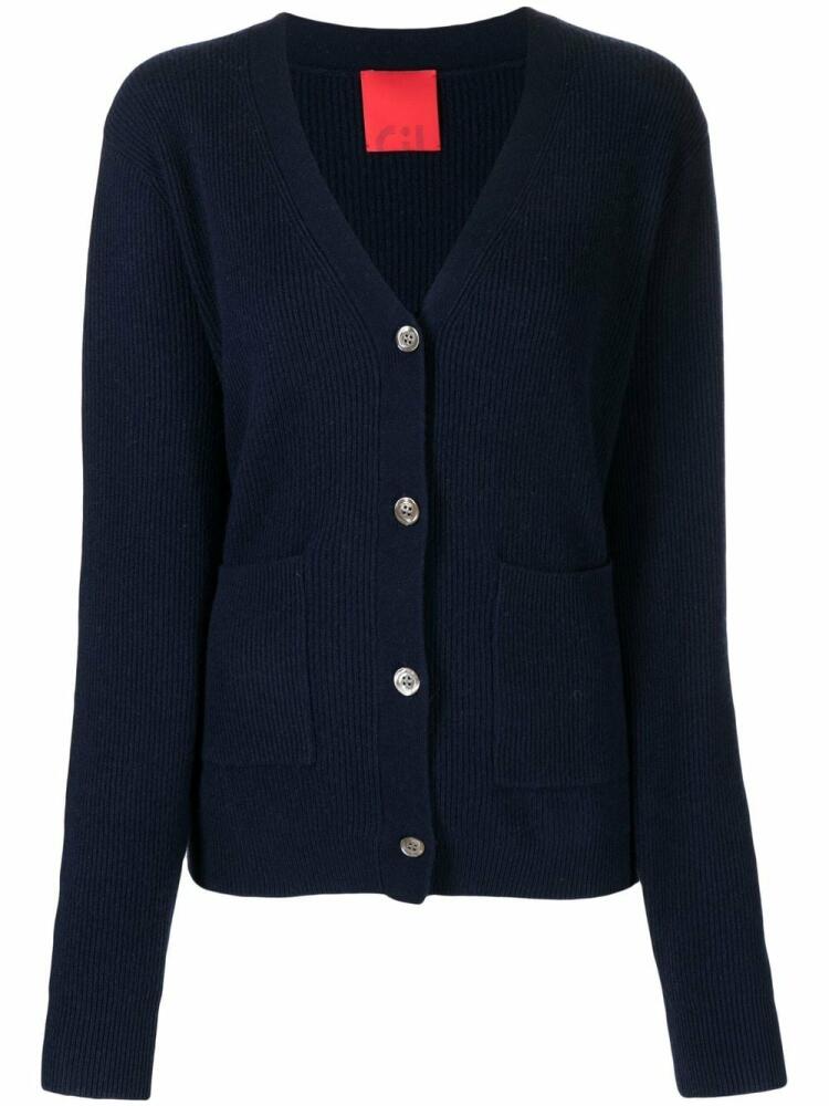 Cashmere In Love Mari cashmere cardigan - Blue Cover