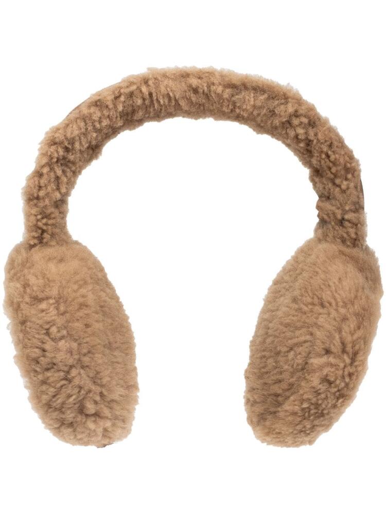 Yves Salomon shearling earmuffs - Brown Cover