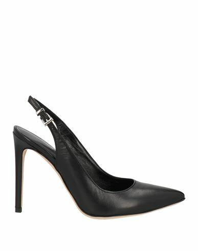 Guglielmo Rotta Woman Pumps Black Leather Cover