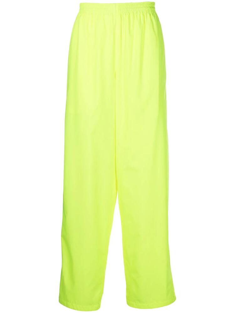 Balenciaga wide-leg track pants - Yellow Cover