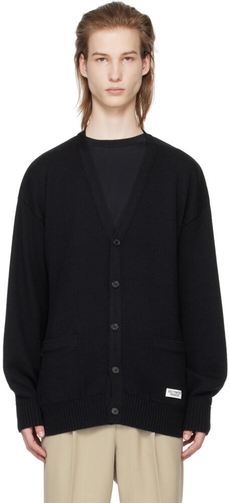 WACKO MARIA Black Buttoned Cardigan Cover