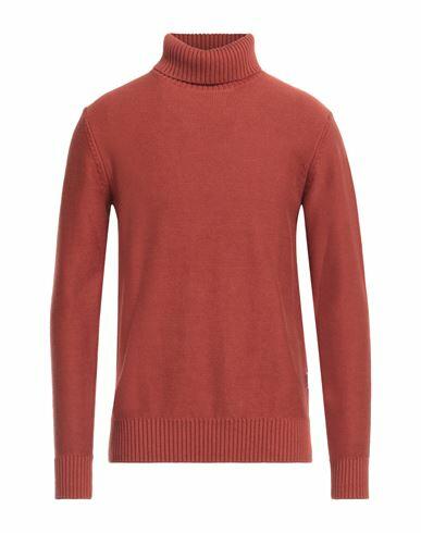 Selected Homme Man Turtleneck Rust Organic cotton, Cotton Cover