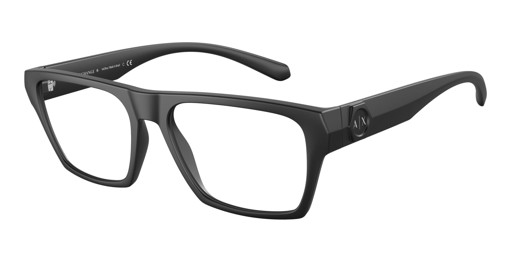 Armani Exchange Demo Square Mens Eyeglasses Cover