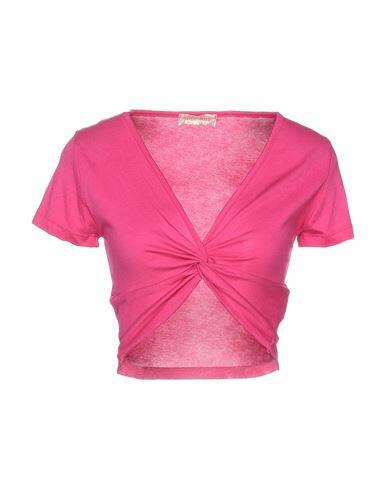 Shop ★ Art Woman T-shirt Fuchsia Cotton, Modal Cover