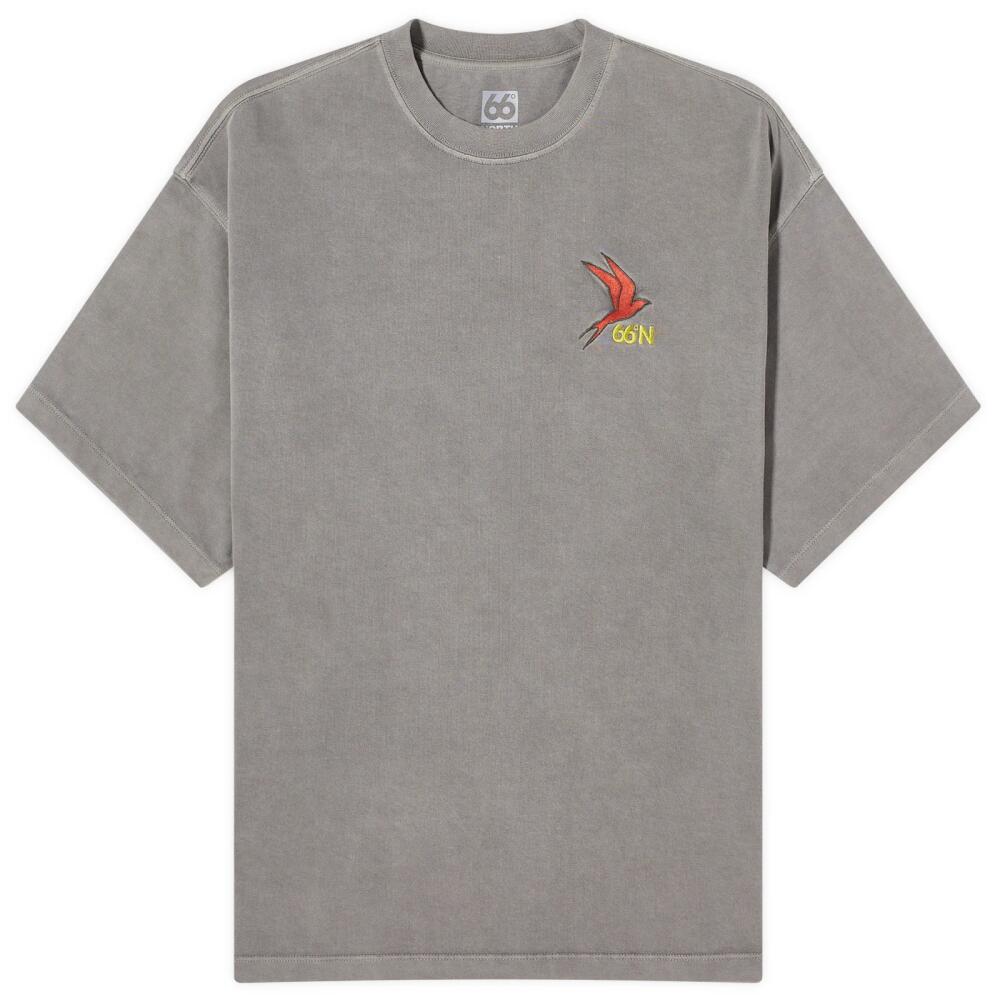 66° North Kria Box T-Shirt in Solid Grey Cover