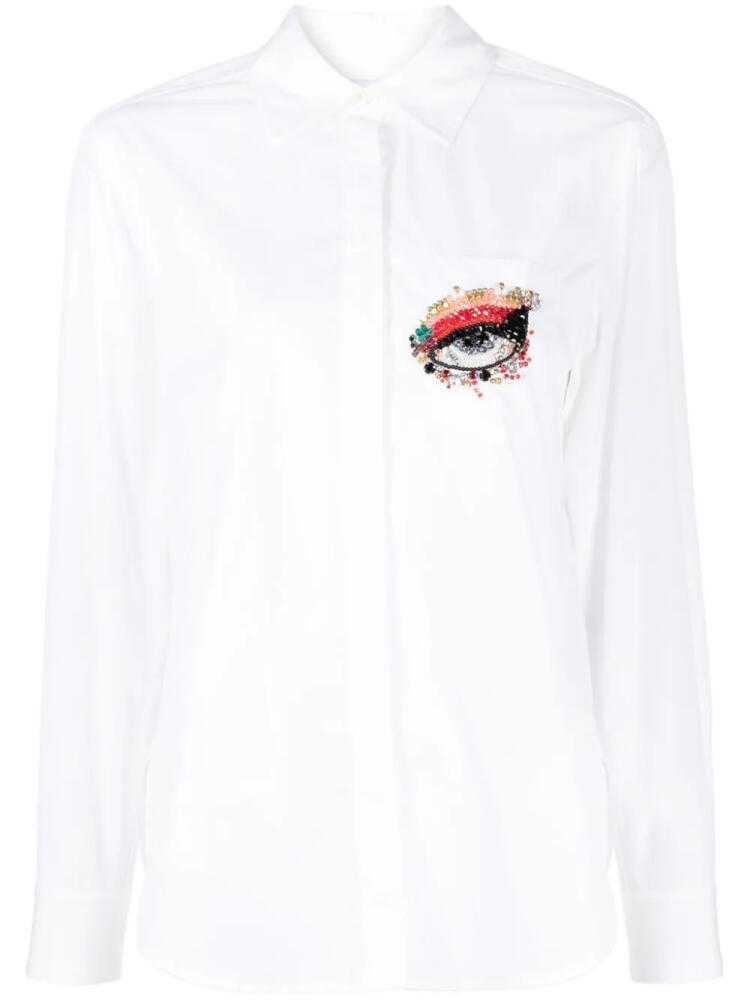 3.1 Phillip Lim Eye Love cotton shirt - White Cover