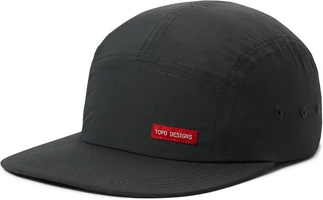 Topo Designs Nylon Camp Hat (Charcoal 2) Caps Cover