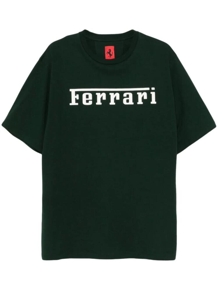 Ferrari logo-print T-shirt - Green Cover