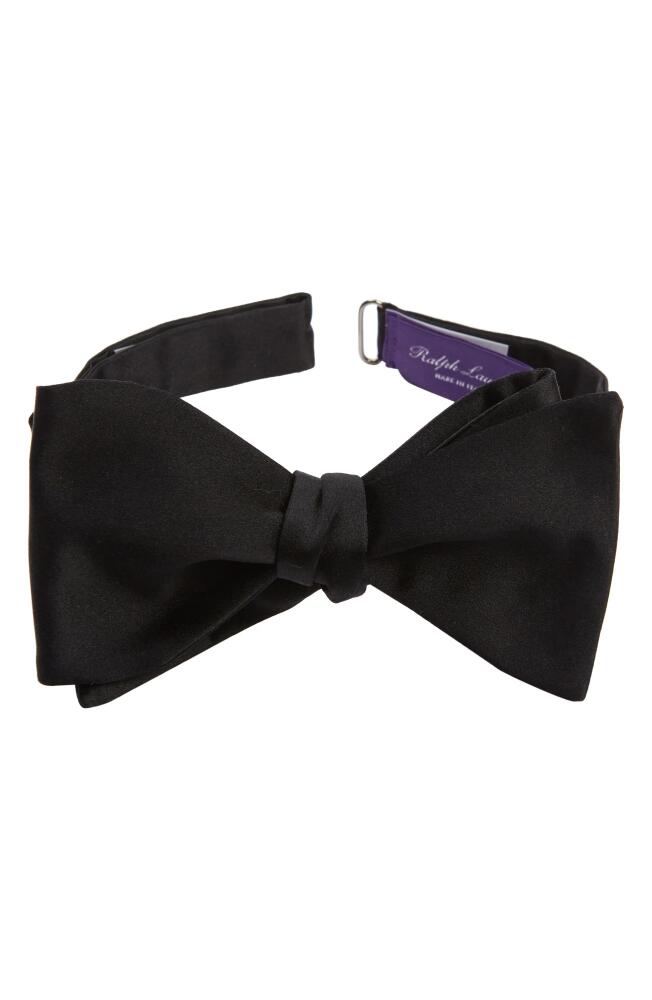 Ralph Lauren Purple Label Silk Bow Tie in Black Cover