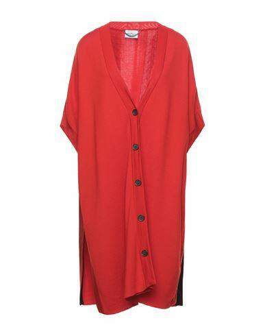 Ferragamo Woman Cardigan Red Virgin Wool, Polyamide, Elastane Cover