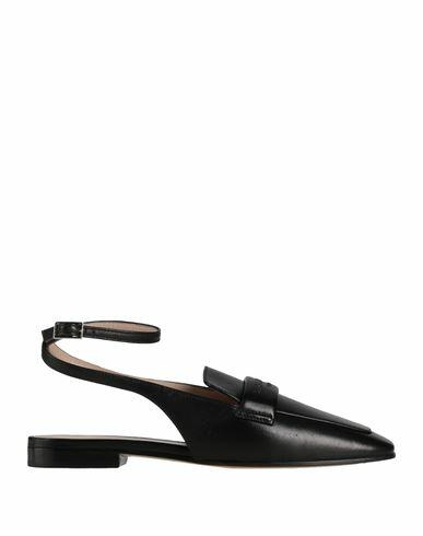 Emporio Armani Woman Ballet flats Black Leather Cover