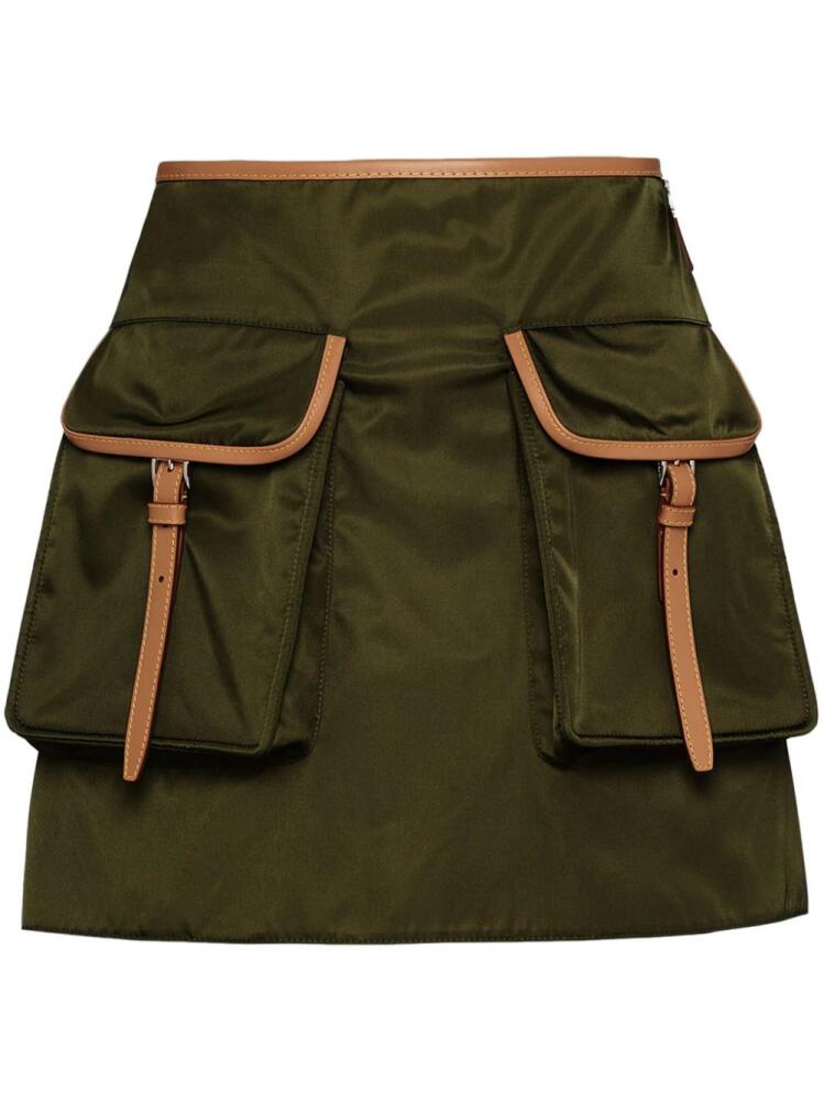 Prada Re-Nylon mini skirt - Green Cover