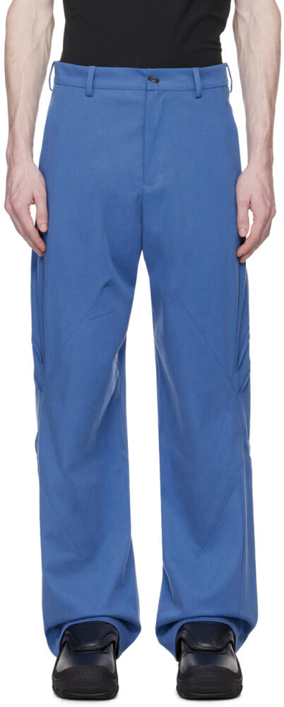 Kiko Kostadinov Blue Melsas Trousers Cover